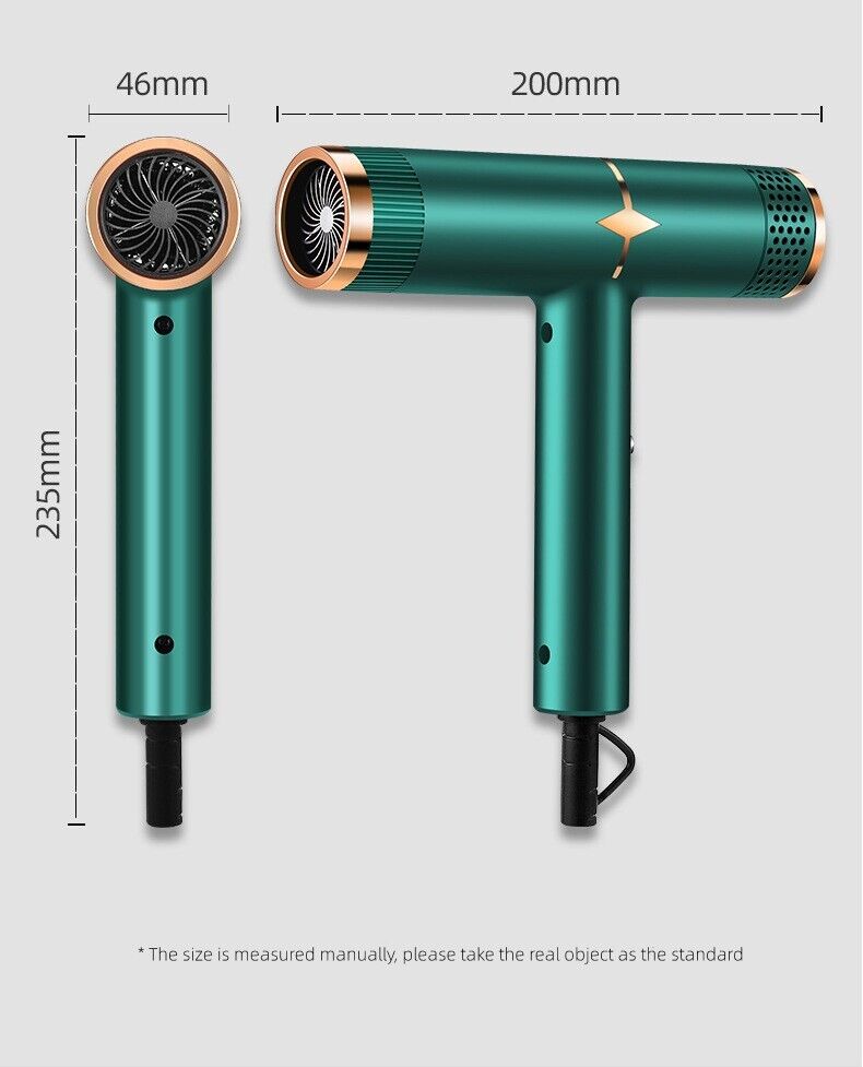 PHON PROFESSIONALE ASCIUGACAPELLI 1000W Triplo Diffusore A PETTINE PER CAPELLI - Görsel 2