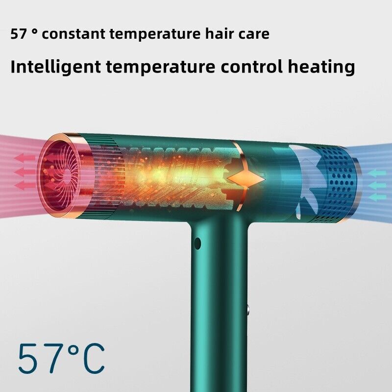 PHON PROFESSIONALE ASCIUGACAPELLI 1000W Triplo Diffusore A PETTINE PER CAPELLI - Görsel 3