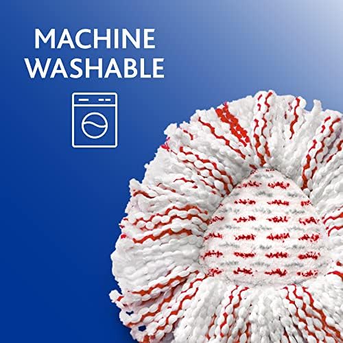 O-Cedar EasyWring Deep Clean Refill (1-Pack) | 40% More Cleaning Power | Microfiber Mop Refill Compatible with O-Cedar EasyWring Spin Mop & Bucket System  Health & Household - Görsel 8