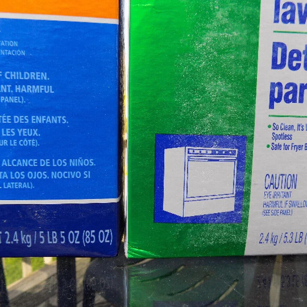 CASCADE DISHWASHER DETERGENT w/ PHOSPHATE 85 oz Old Formula New Box CLEAN DISHES - Görsel 4
