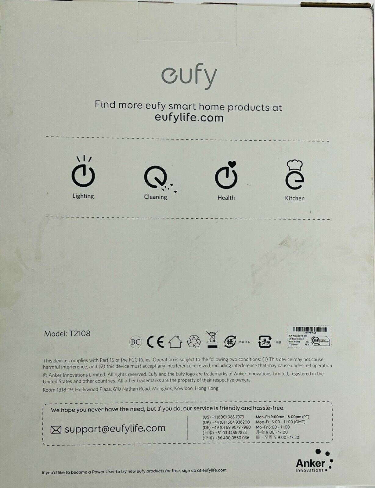 Eufy Robot Vacuum T2108 Boost IQ RoboVac 11S Slim Robotic Vacuum, Black - Görsel 3