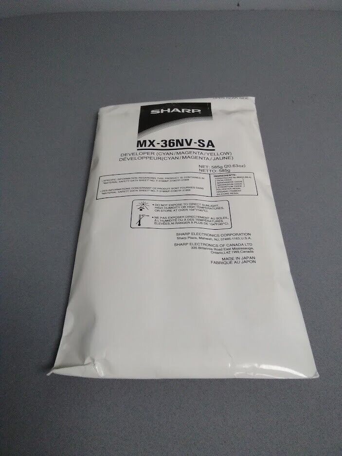 Sharp MX-36NV-SA (MX36NV-SA) Tri-Color Developer Material Kit