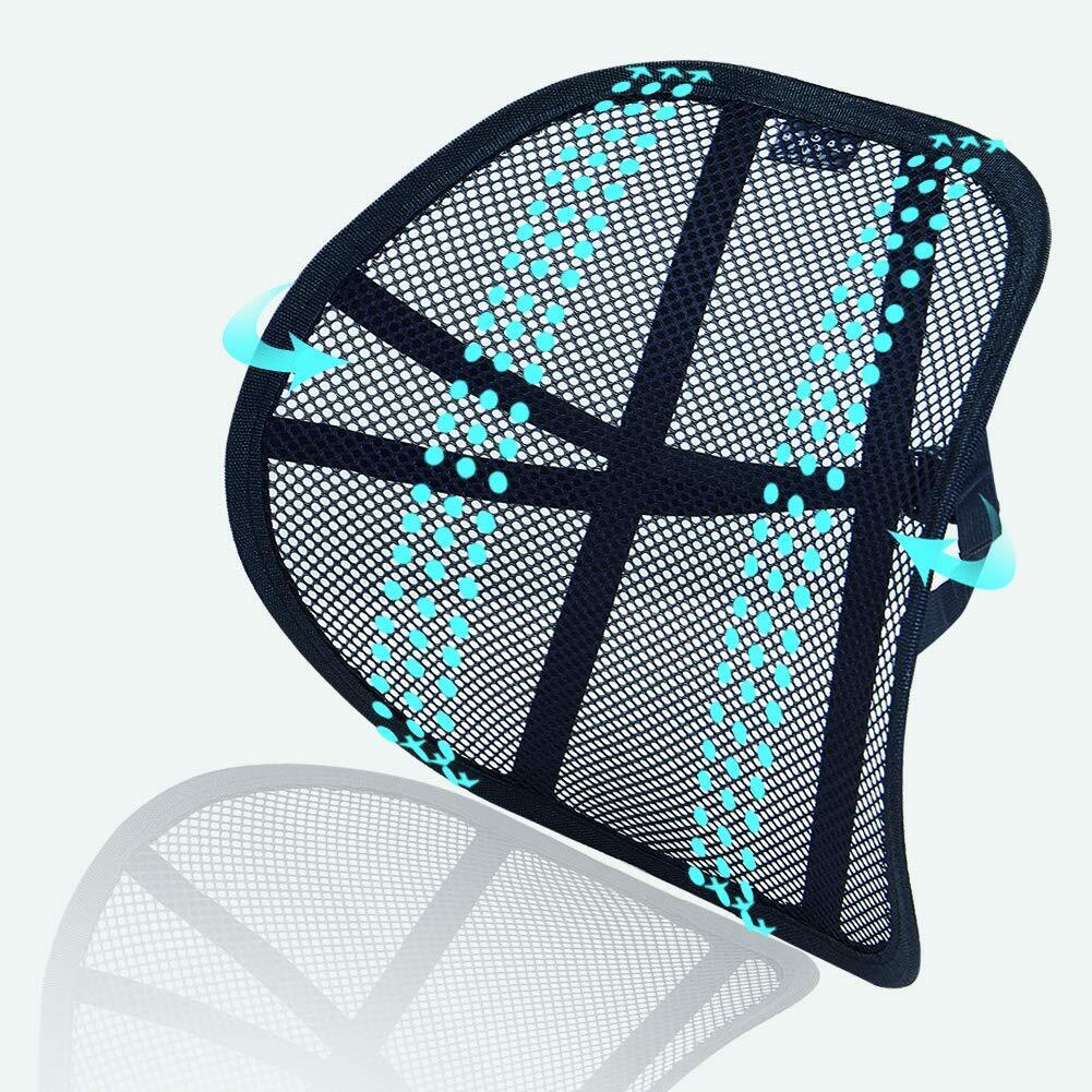 Lumbar Support Pillow for Office Chair Lumbar Support Car Seat With Mesh 2-Layer - Görsel 2