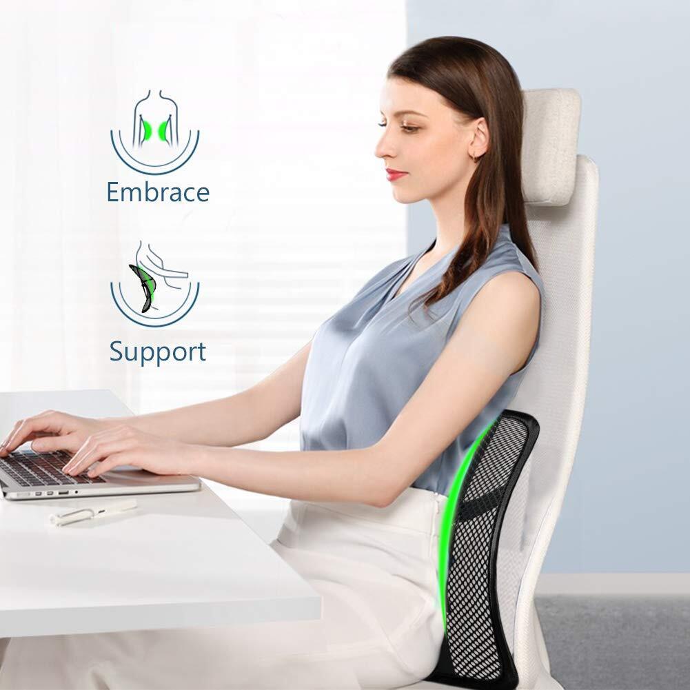 Lumbar Support Pillow for Office Chair Lumbar Support Car Seat With Mesh 2-Layer - Görsel 6