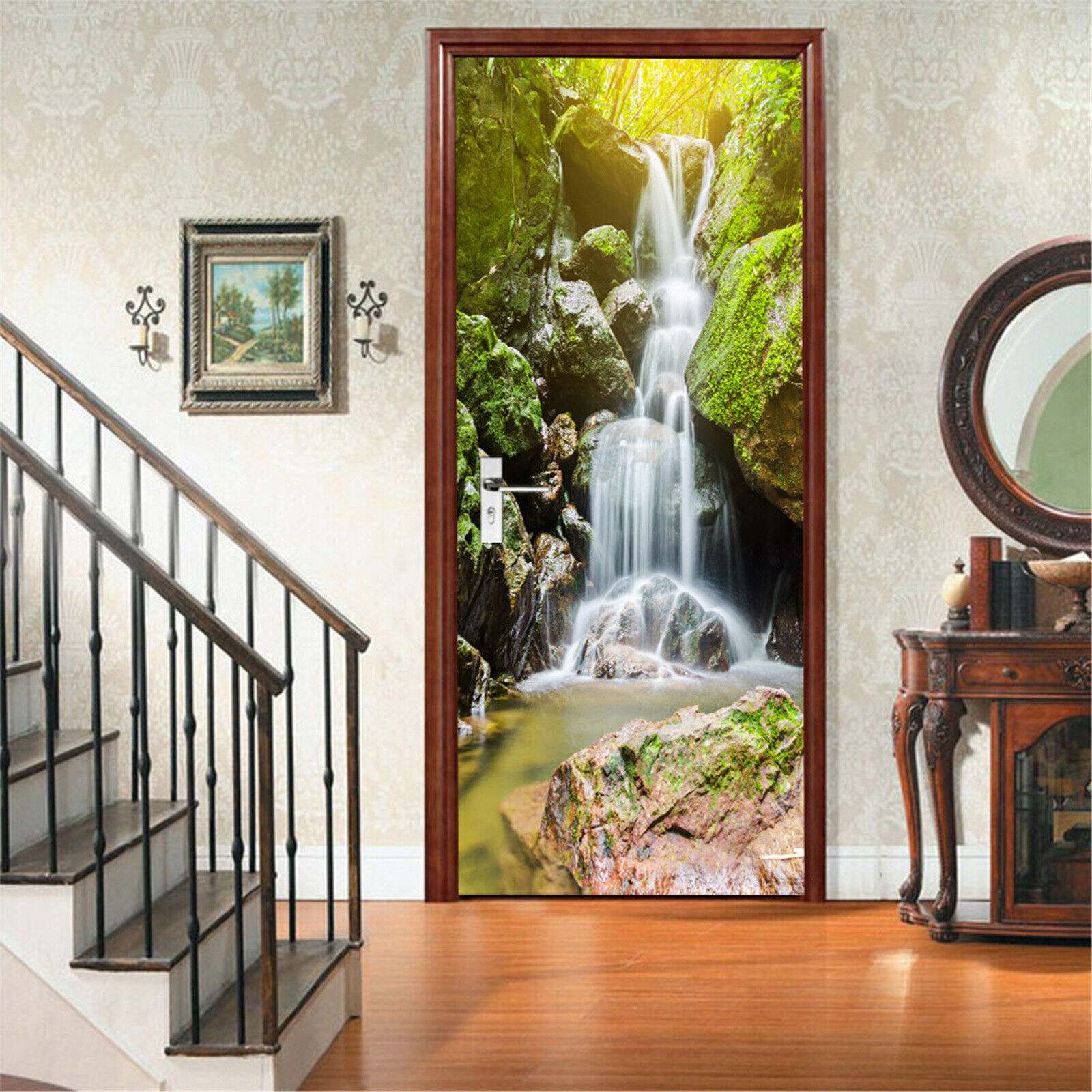 3D Door/Wall Stickers Art Decals Self Adhesive Mural Eco-friendly Materials - Görsel 11