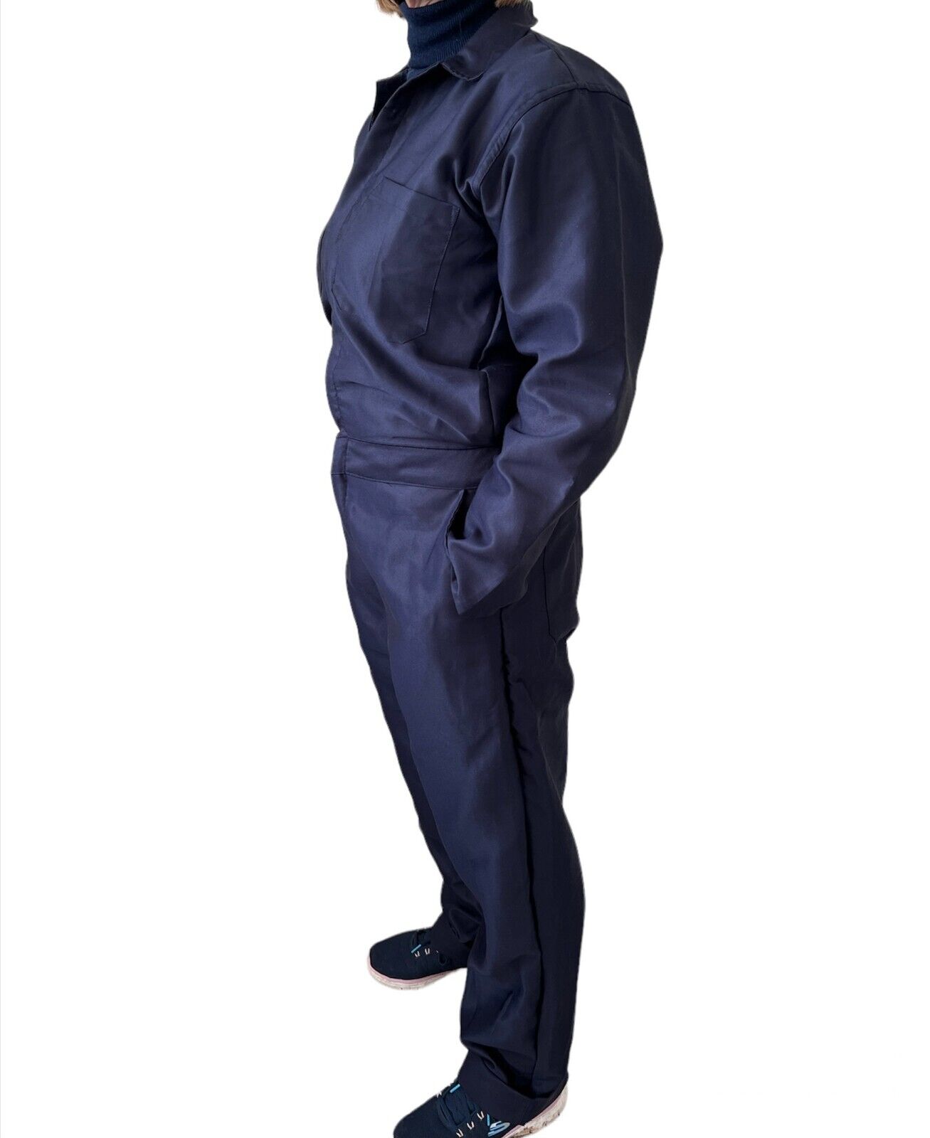 Womens Long Sleeve Coveralls Boilersuit Workwear Ladies Girls Overalls - Görsel 5