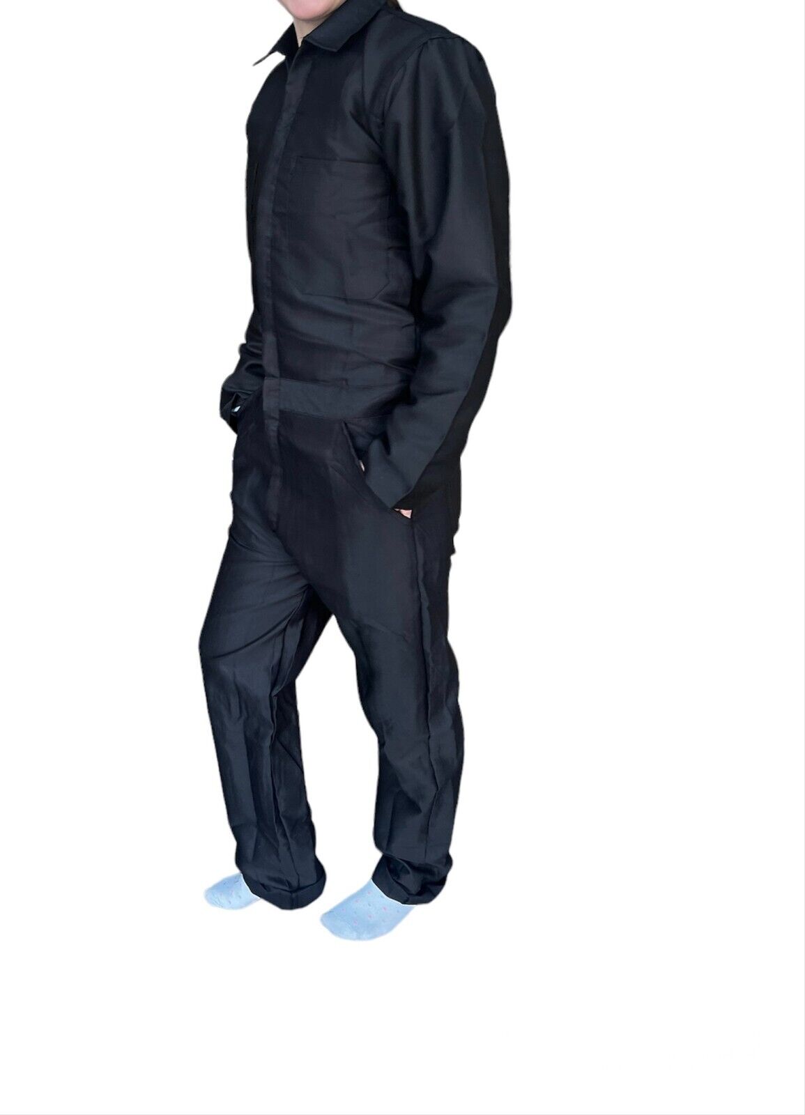 Womens Long Sleeve Coveralls Boilersuit Workwear Ladies Girls Overalls - Görsel 8