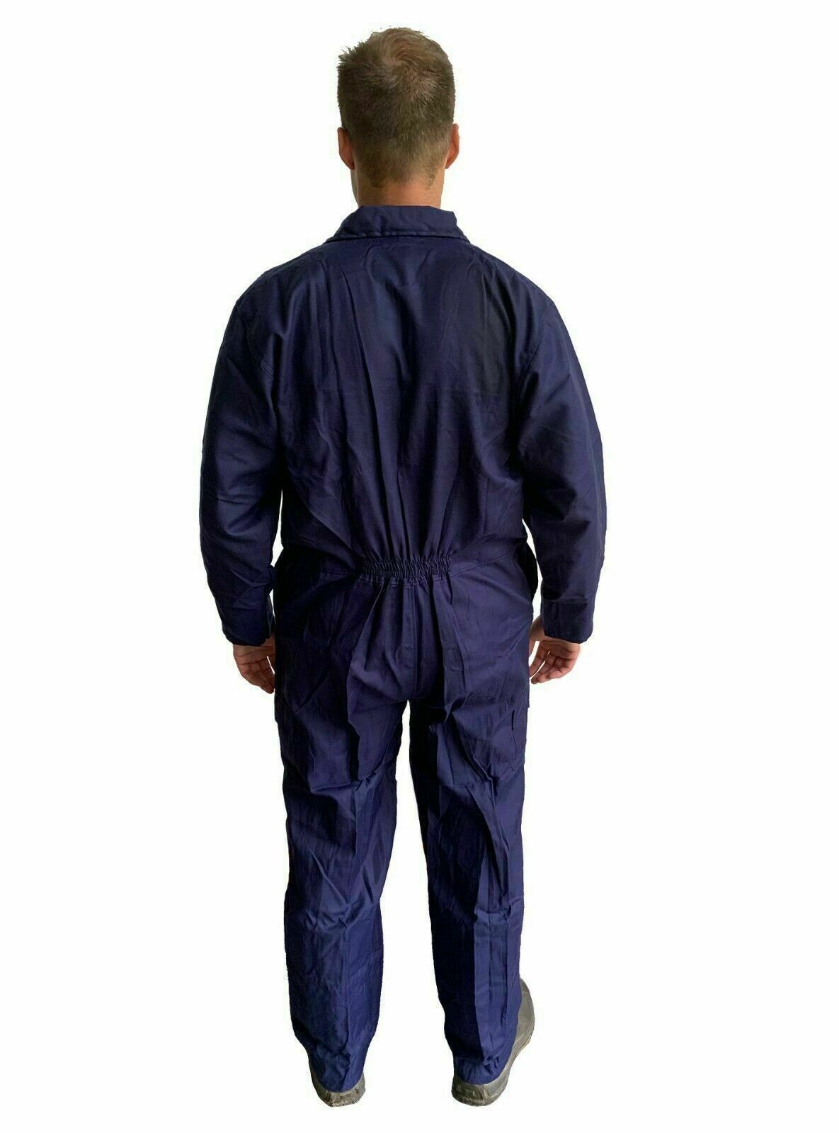 Mens Work Overalls Coveralls Navy Boiler Suit Warehouse Students Workerwear Suit - Görsel 4