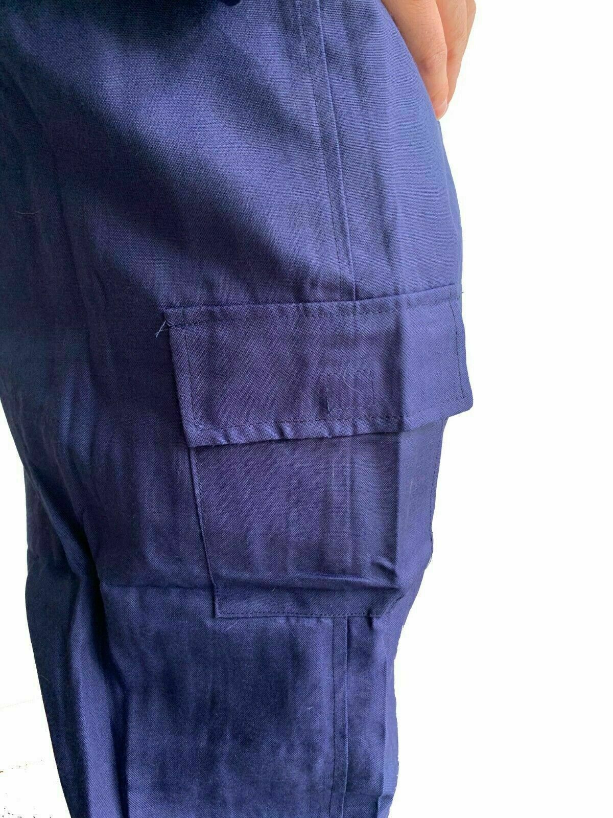 Mens Work Overalls Coveralls Navy Boiler Suit Warehouse Students Workerwear Suit - Görsel 5