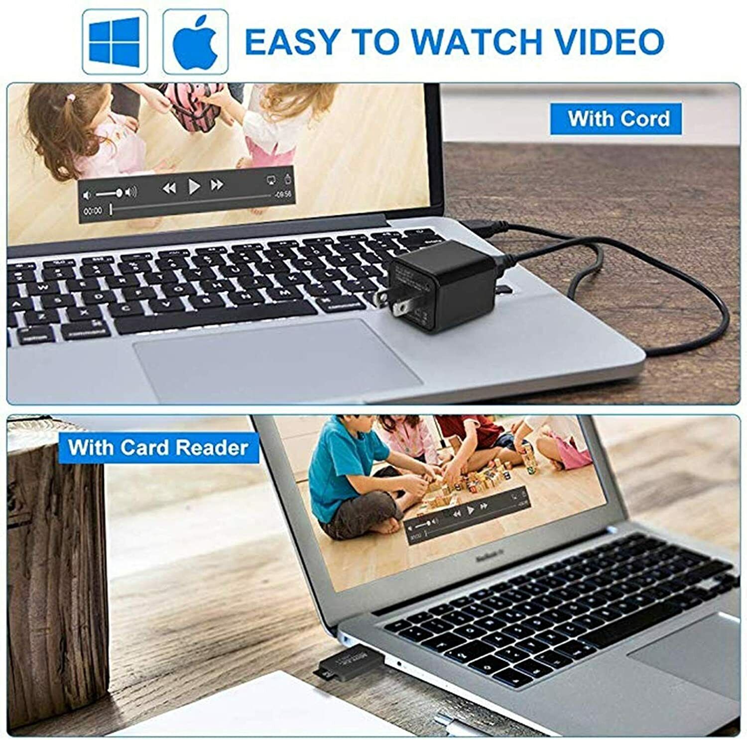 1080HD Mini Hidden Spy Cam Motion Detection Home Security  Surveillance Camera - Görsel 9