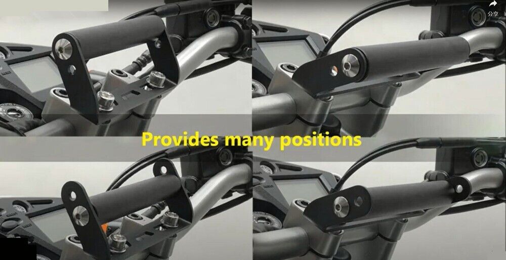 Phone GPS Navigation Bracket Mount Holder Bar For Universal off-road motorcycle - Görsel 5
