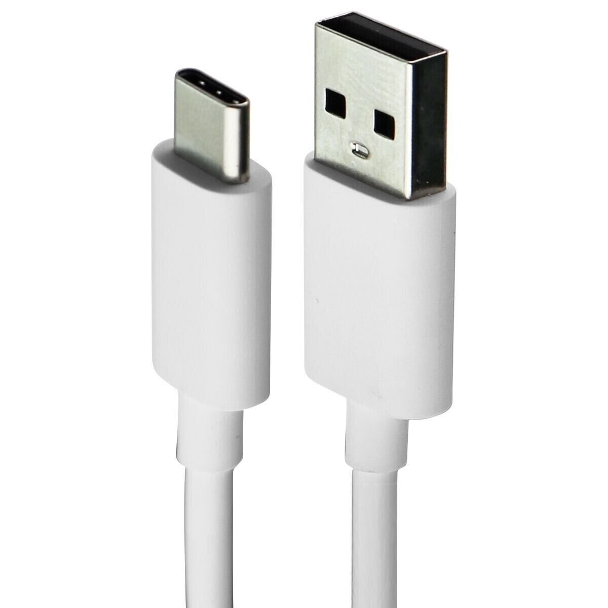 USB-C to USB-A White Charging & Data Cable (3FT, 1M) - Görsel 1