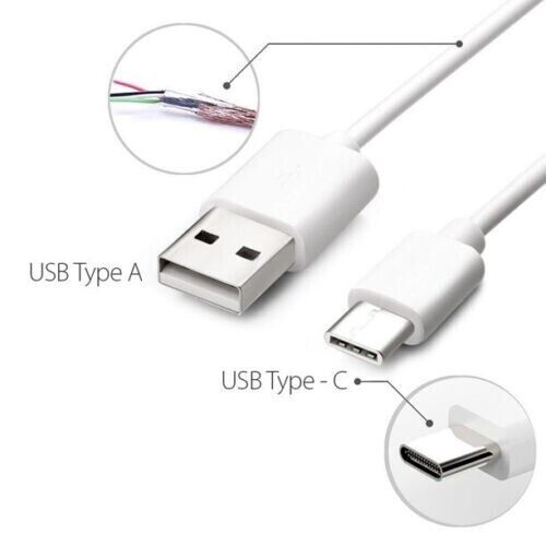 USB-C to USB-A White Charging & Data Cable (3FT, 1M) - Görsel 3