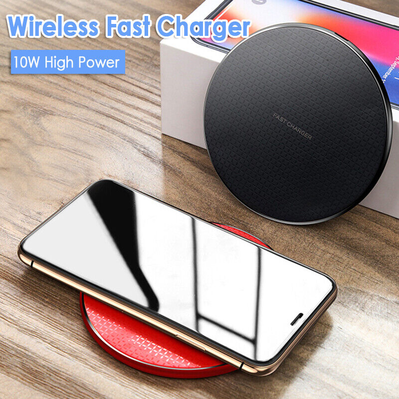 Wireless Fast Charger Charging Pad Dock for Samsung iPhone Android Cell Phone - Görsel 10
