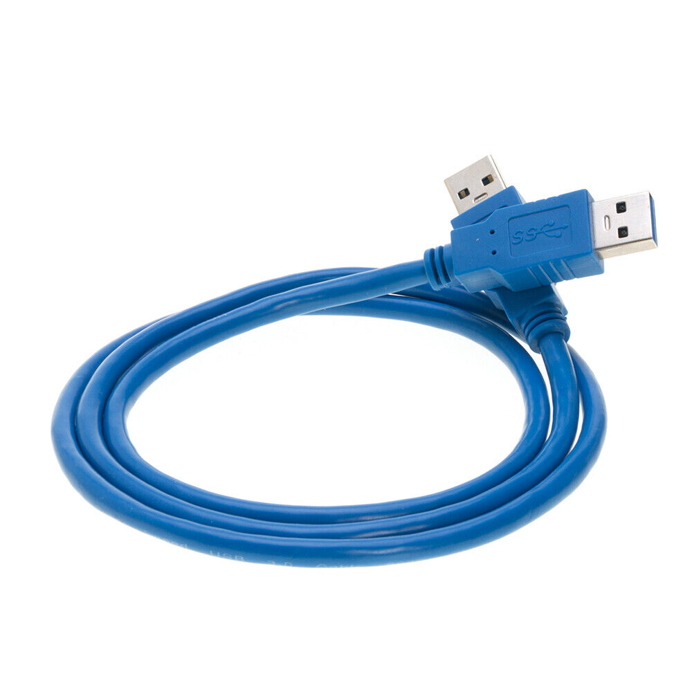 USB 2.0/3.0 Data Cable A-Male to A-Male High Speed Charger Cord Multpack LOT - Görsel 8