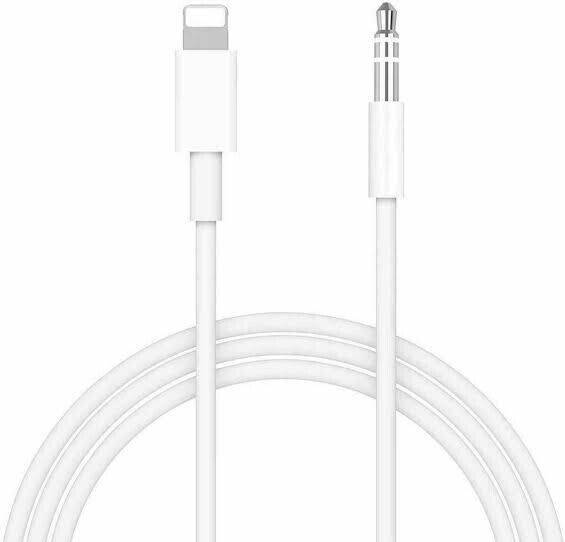 3.5mm Jack AUX Adapter Cable Cord to Car Audio For iPhone 7 8 X XS 11 12 13 PRO - Görsel 2