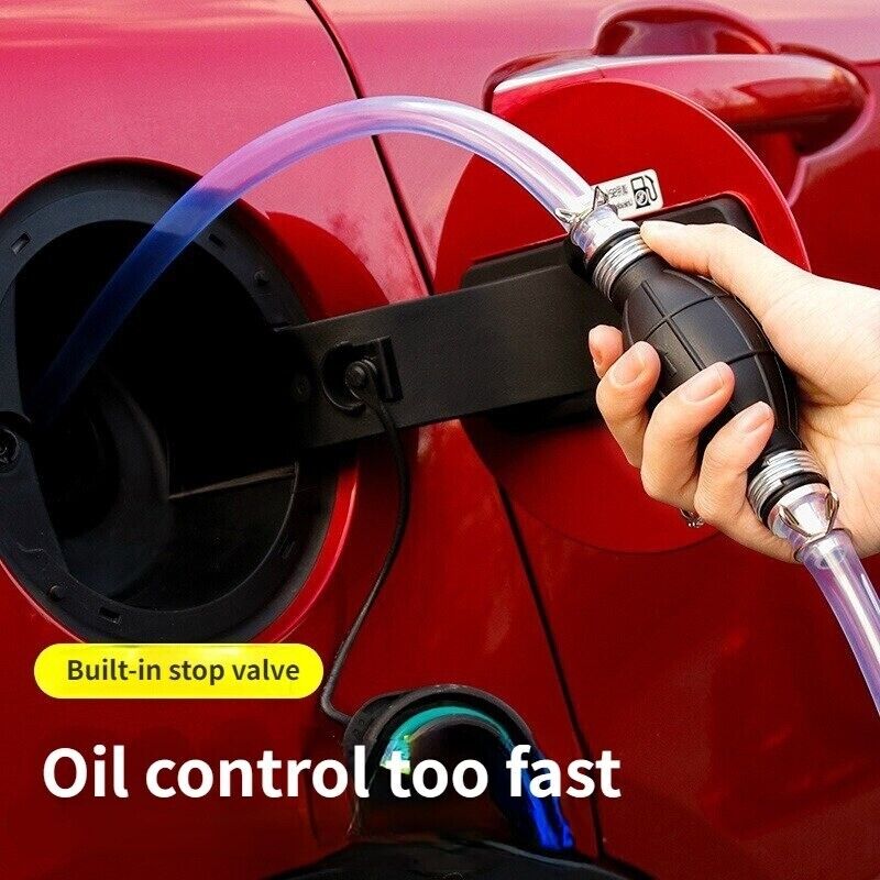 8mm Poire d’amorçage Pompe à Carburant Gasoil Essence Bateau Diesel - Görsel 4