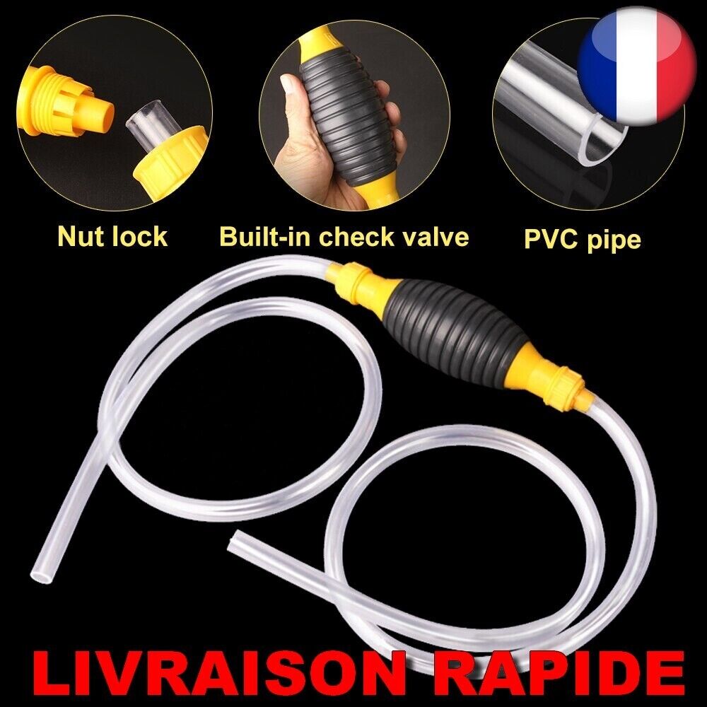 Pompe Carburant Voiture Aquarium Huile Carburant Diesel Essence Vidange Auto - Görsel 1