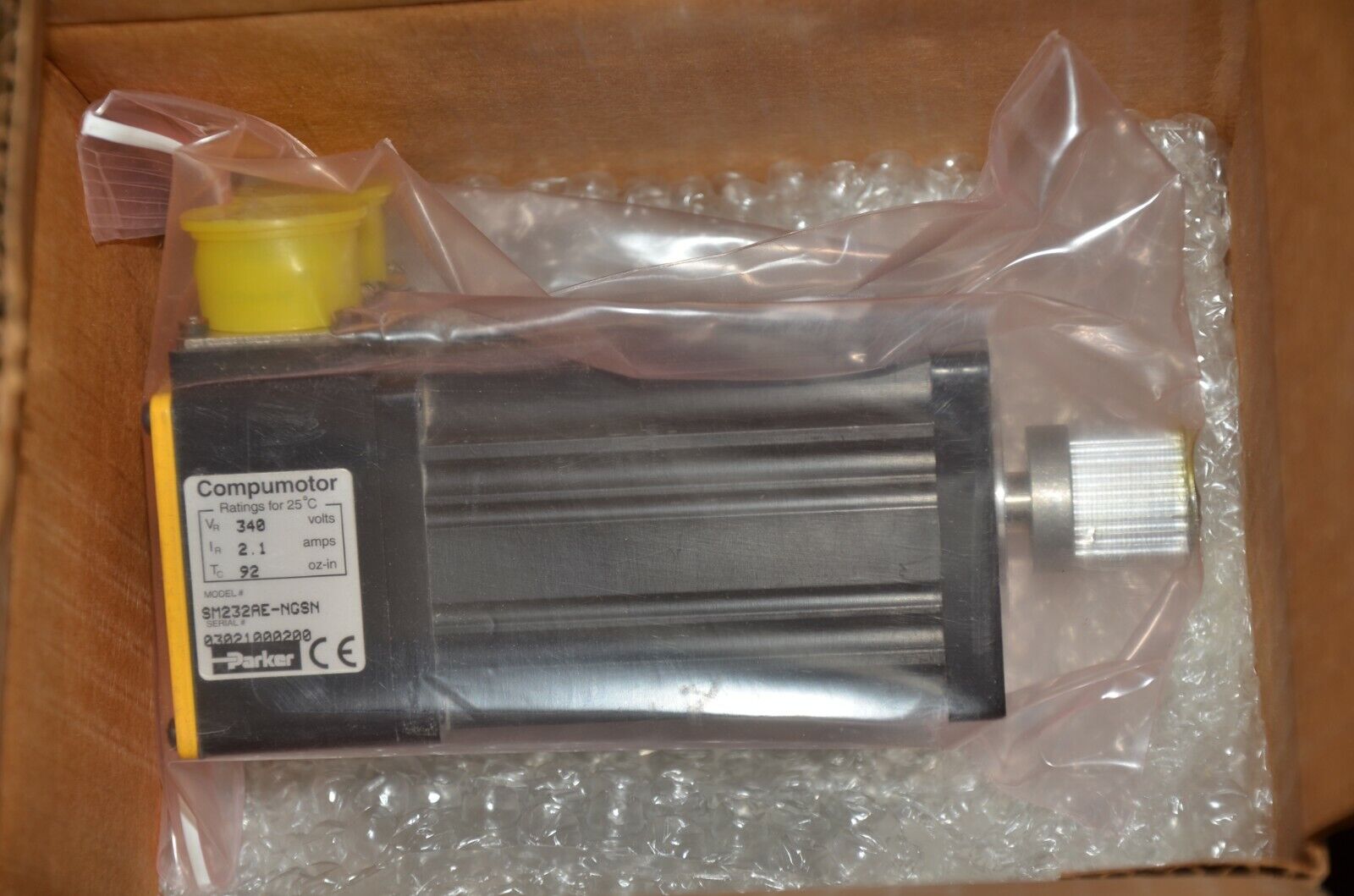 NEW NOS Parker SM232AE-NGSN  Servo Motor