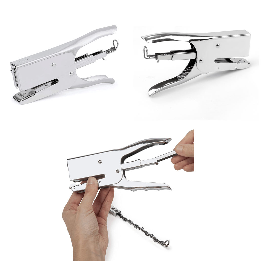 HEAVY DUTY PLIER STAPLER Multi Material Office Craft Fabric + 400 26/6 Staples - Görsel 7