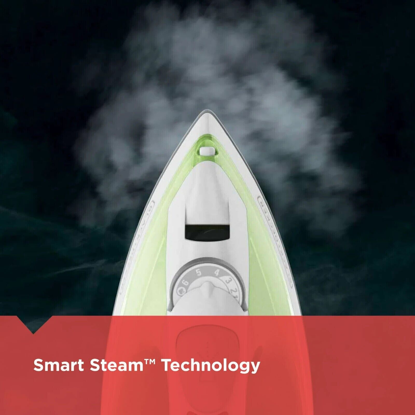 Professional Steam Iron Clothes Nonstick With Compact Garment Portable Anti-Drip - Görsel 3