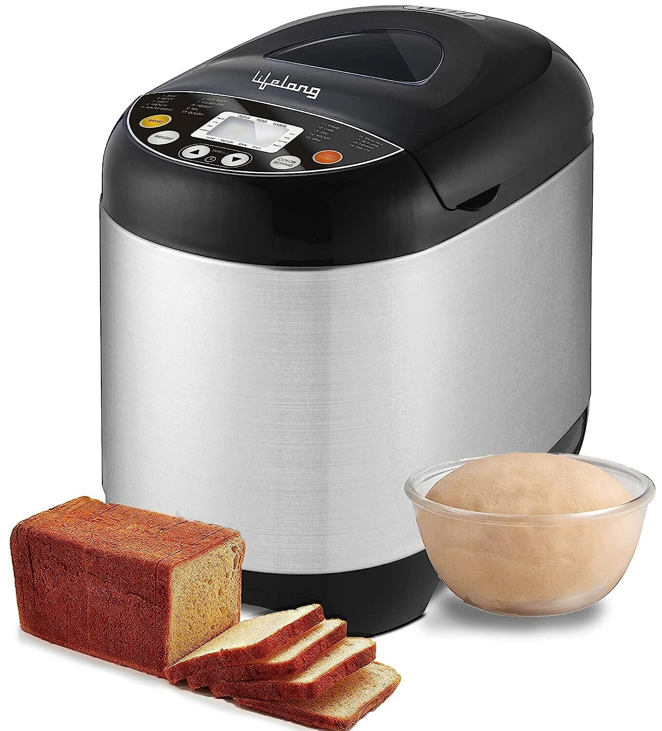 Home Kitchen Appliances 550 Watt Fully Automatic Atta And Bread Maker Machine - Görsel 1