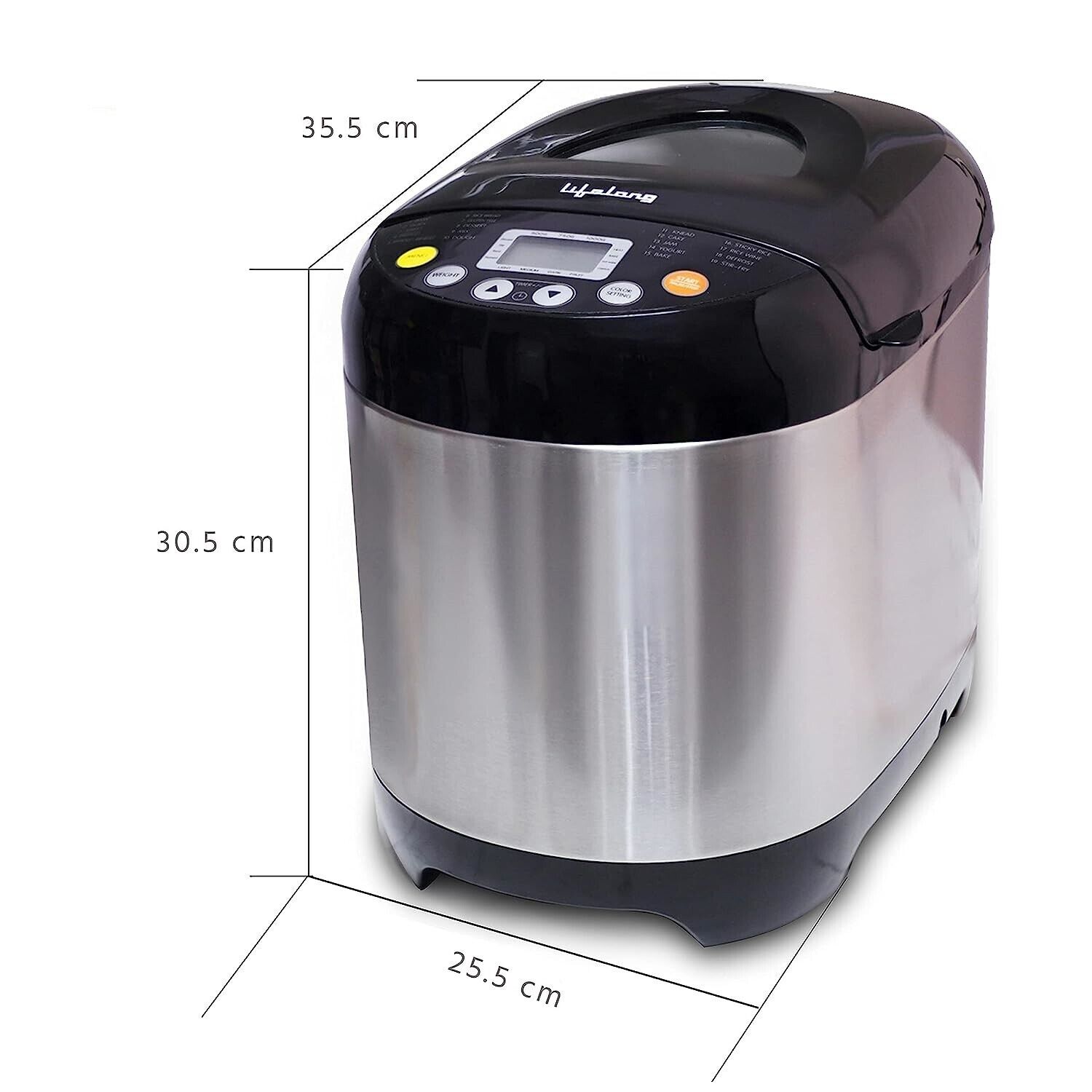 Home Kitchen Appliances 550 Watt Fully Automatic Atta And Bread Maker Machine - Görsel 5