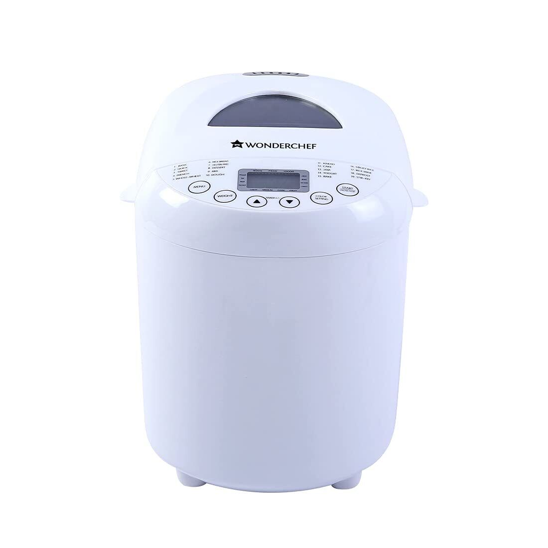 Wonderchef Regalia Atta Kneader & Bread Maker 550 Watt 230 V White - Görsel 1