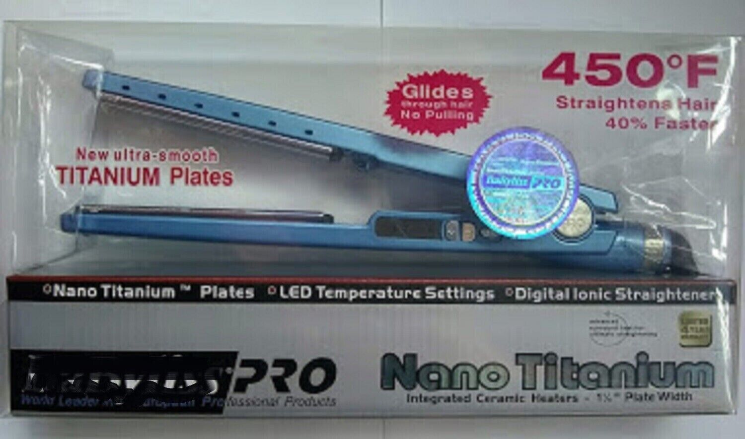 PLANCHA DE CABELLO baby NANO/Titanium PRO 450F  1" 1/4 Delgada  o 1" 3/4 gruesa - Görsel 1