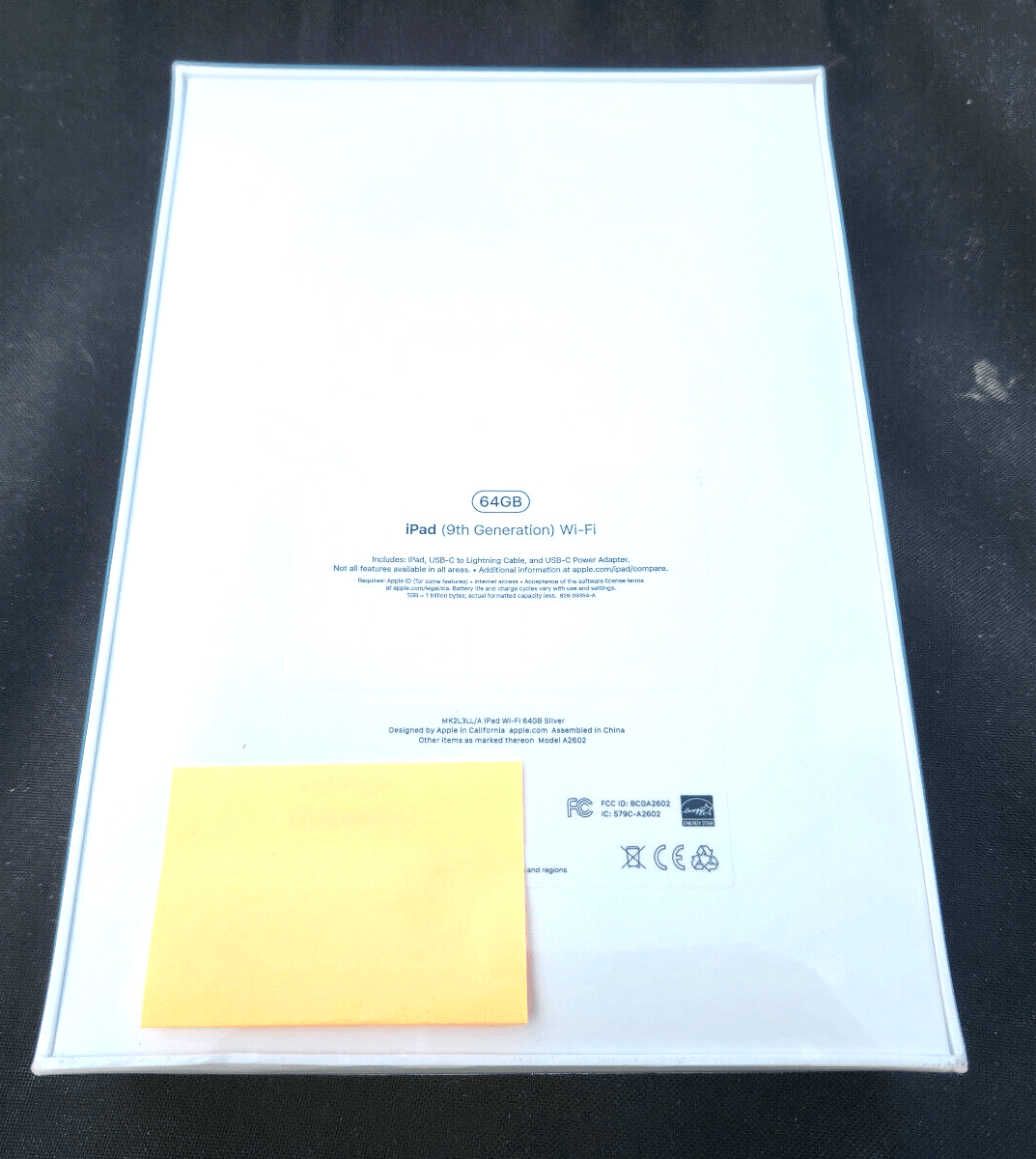 Apple iPad 9th Gen MK2L3LL/A | 10.2" , 64GB Wi-Fi SIlver New/Sealed - Görsel 2