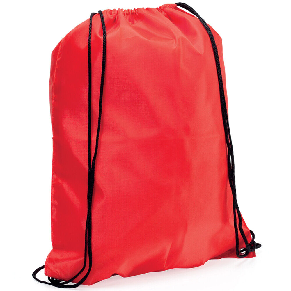 NYLON DRAWSTRING BACKPACK BAG - SCHOOL GYM SPORTS PE BOOKS DANCE - RUCKSACK NEW - Görsel 7