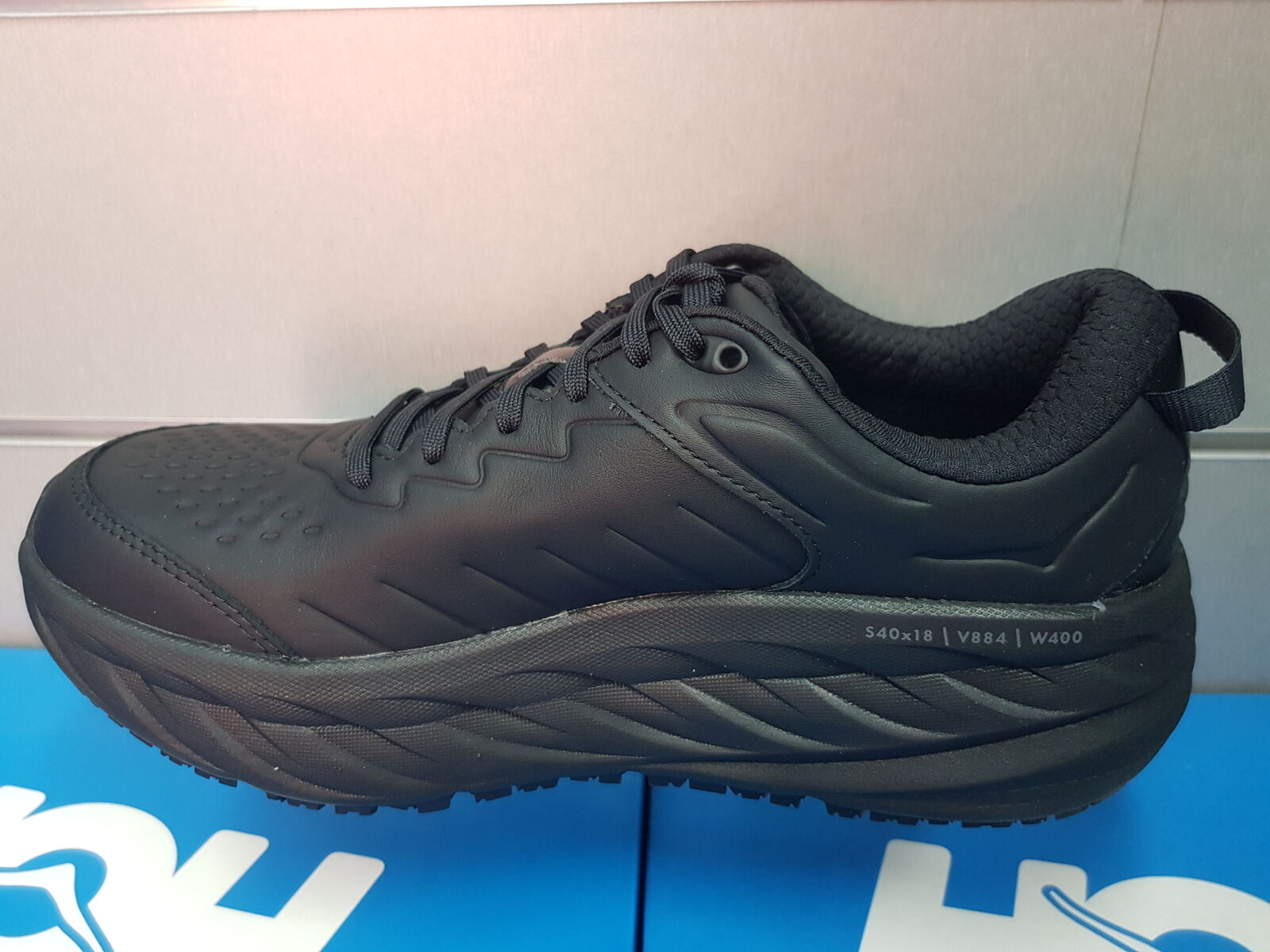 NEW Hoka One One Bondi SR 1110520/BBLC Black Running Shoes For Men's - Görsel 1