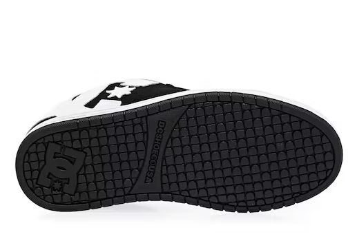 DC Shoes Men's Court Graffik 100539 Skateboarding Sneaker Low Black/White - Görsel 3