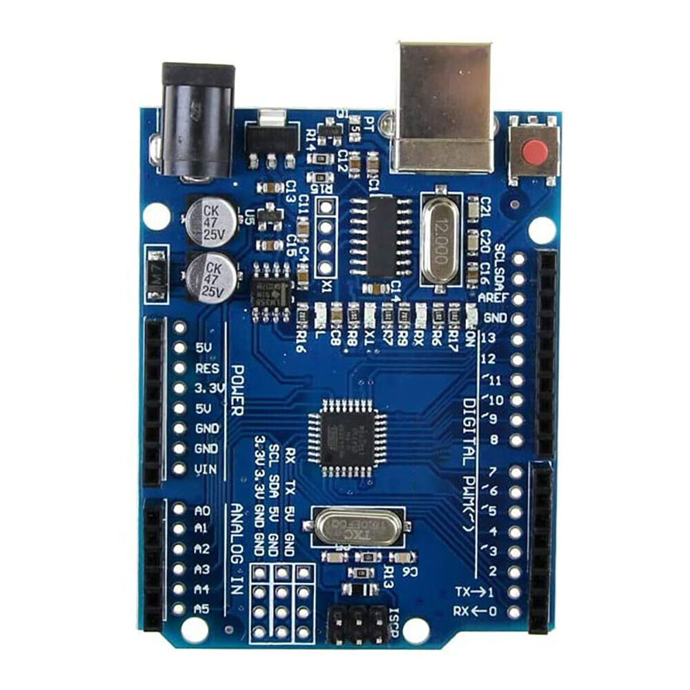 3x NEW Compatible with Arduino UNO R3 IDE, ATmega 328P CH340 R3 Board US Seller - Görsel 5