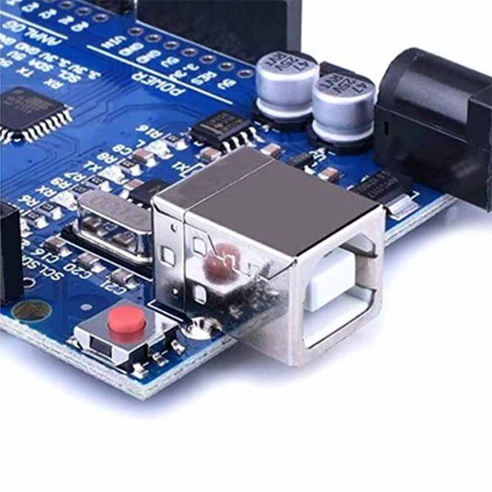 3x NEW Compatible with Arduino UNO R3 IDE, ATmega 328P CH340 R3 Board US Seller - Görsel 8