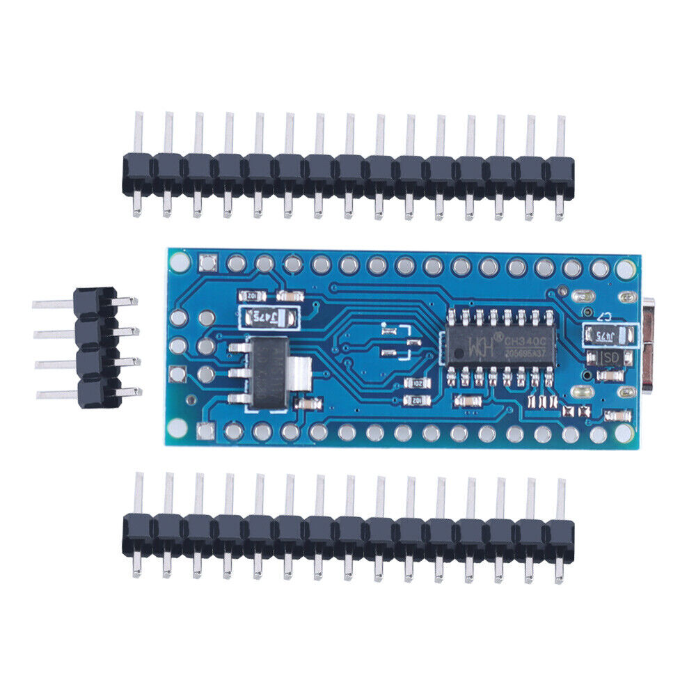 **NEW!** USB-C V3.0 ATMEGA328P CH340 Board COMPATIBLE WITH ARDUINO NANO IDE - Görsel 3