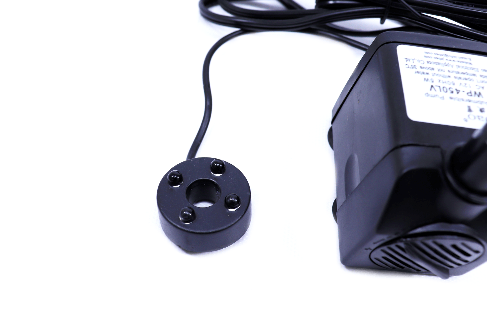Jebao WP450LED 12V Indoor Fountain Pump w/10W LED Multi-Color Light - 118 gph - Görsel 2