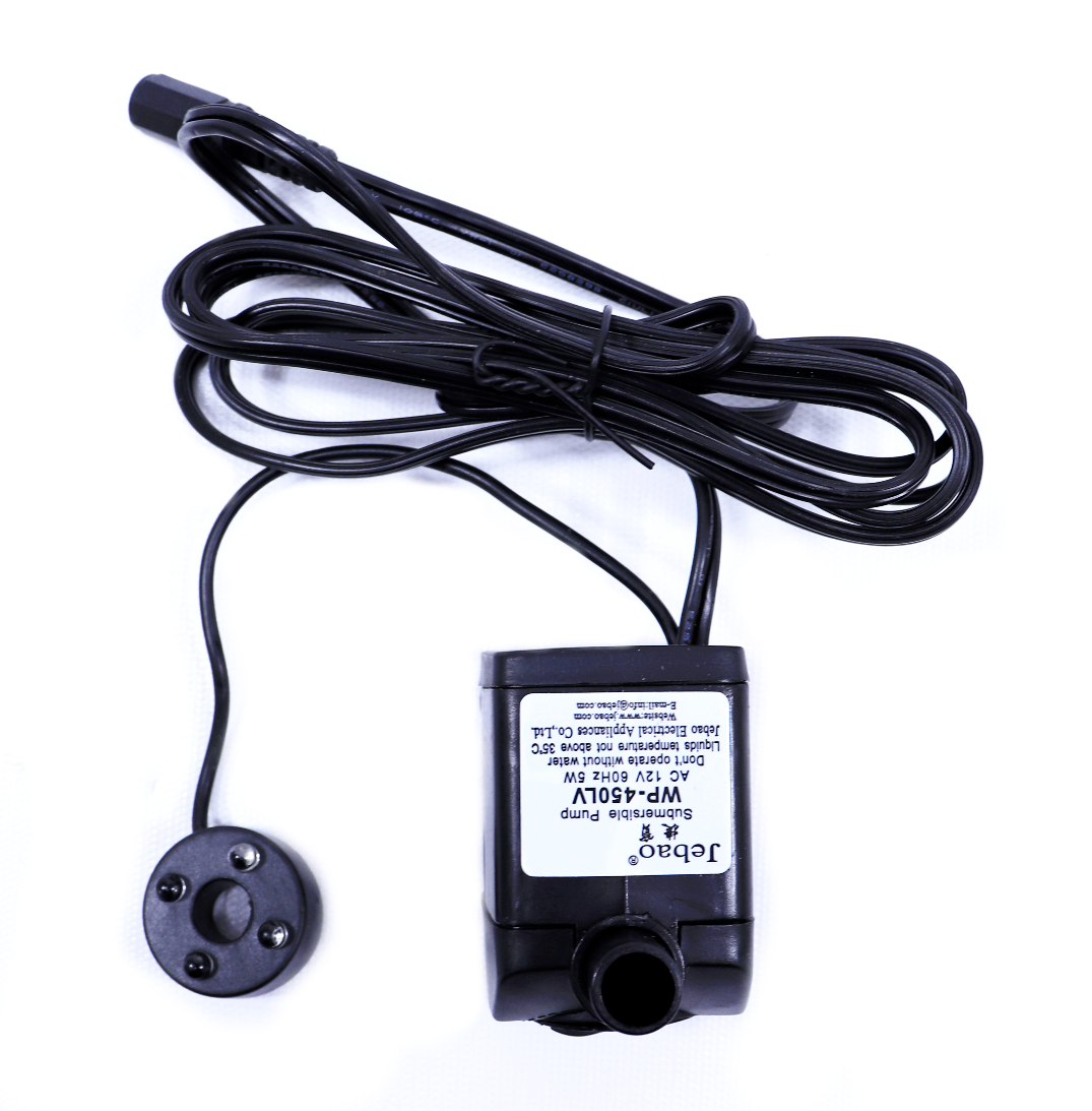 Jebao WP450LED 12V Indoor Fountain Pump w/10W LED Multi-Color Light - 118 gph - Görsel 3