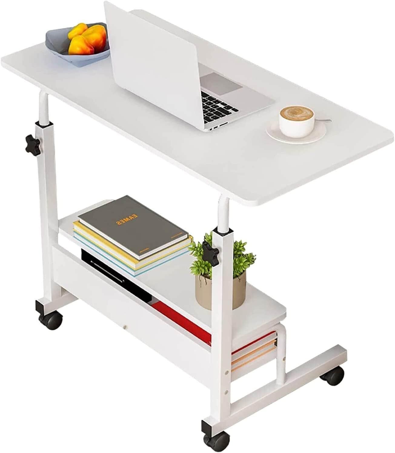 Height Adjustable Notebook Laptop Computer Desk Portable Table Sofa Desk Home - Görsel 1