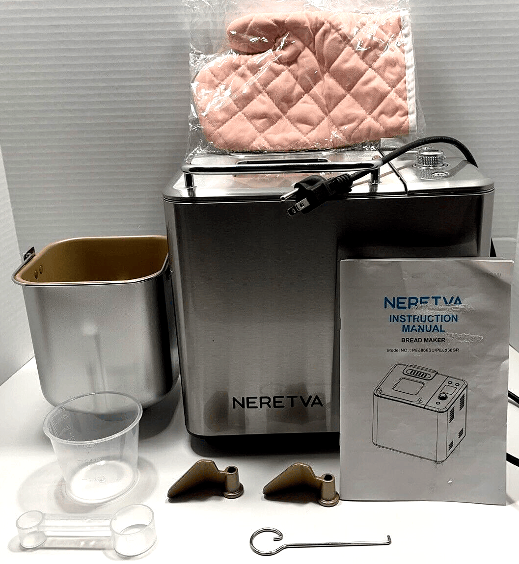 Neretva - Countertop Bread Maker - PE8866SU - 2 lb Loaf, 20 Settings, Time Delay - Görsel 1