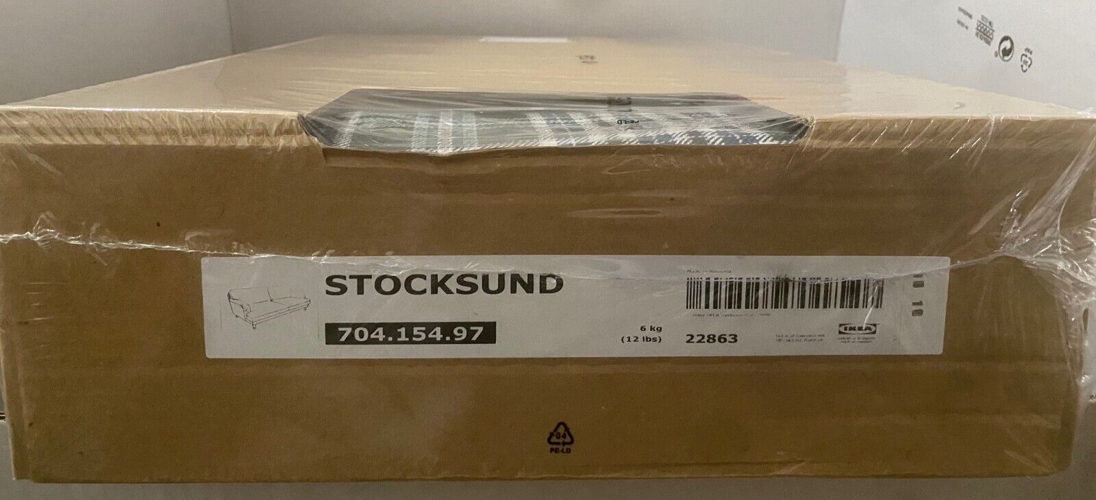 Ikea STOCKSUND Cover 3 seat sofa COVER ONLY,segersta multicolor 704.154.97 - NEW - Görsel 1