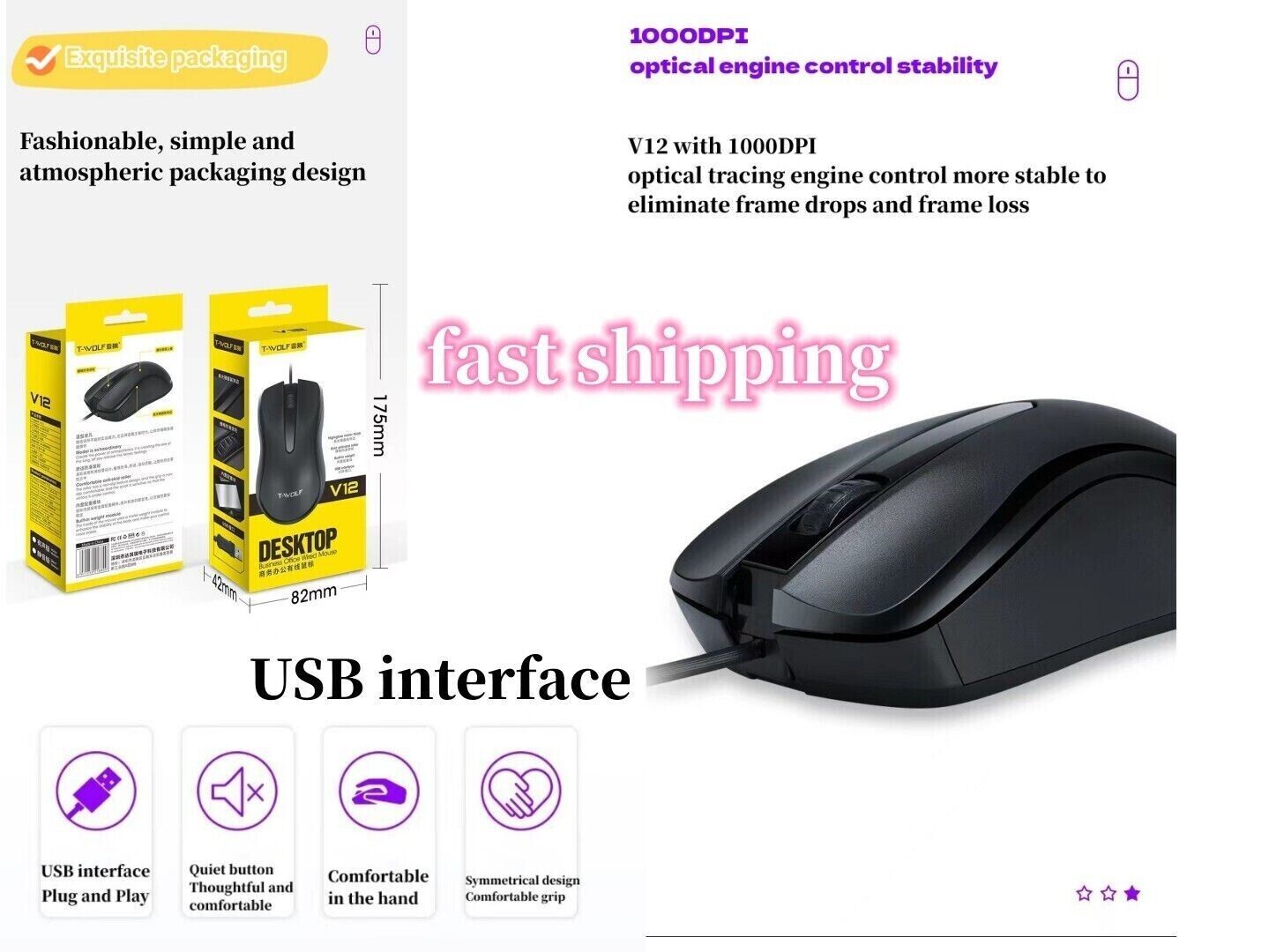 MOUSE BLUETOOTH WIRELESS SENZA FILI RICARICABILE OTTICO USB DA GAMING SILENZIOSO - Görsel 5