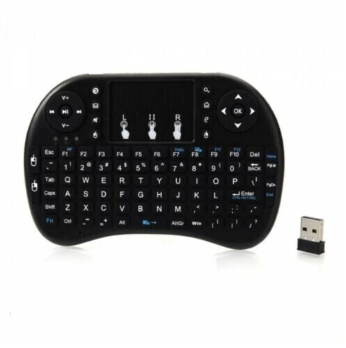 US Mini i8 Wireless Keyboard 2.4G with Touchpad for PC Android Desktop PC TV Box - Görsel 3
