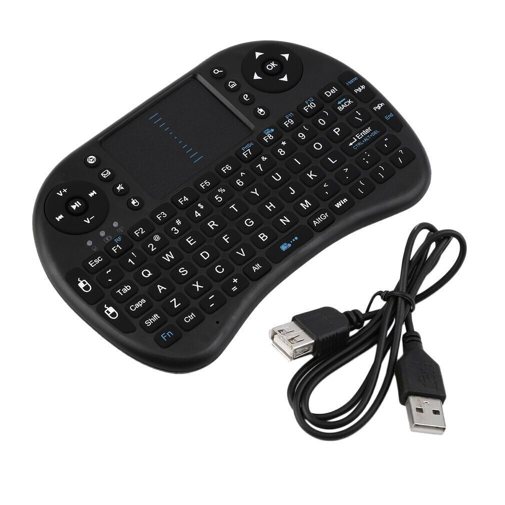 US Mini i8 Wireless Keyboard 2.4G with Touchpad for PC Android Desktop PC TV Box - Görsel 7