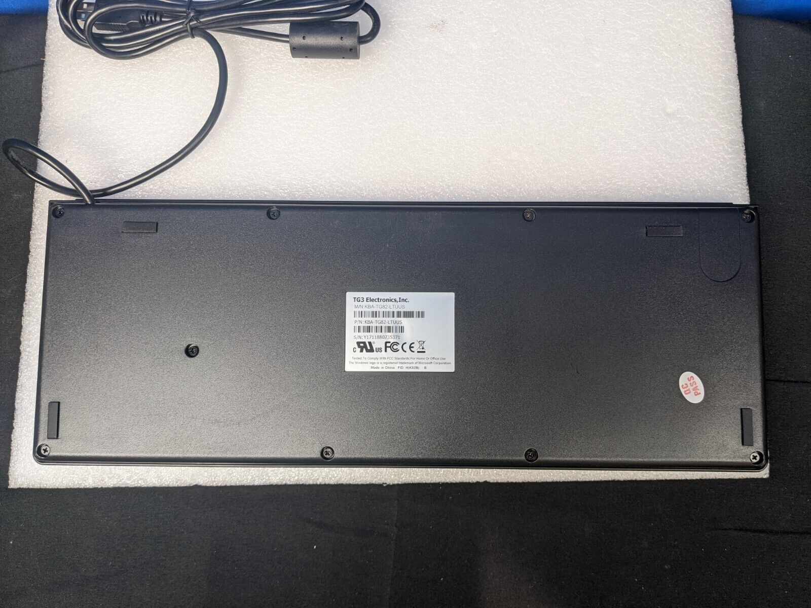 TG3 Electronics Keyboard with Touchpad - KBA-TG82-LTUUS - Görsel 5