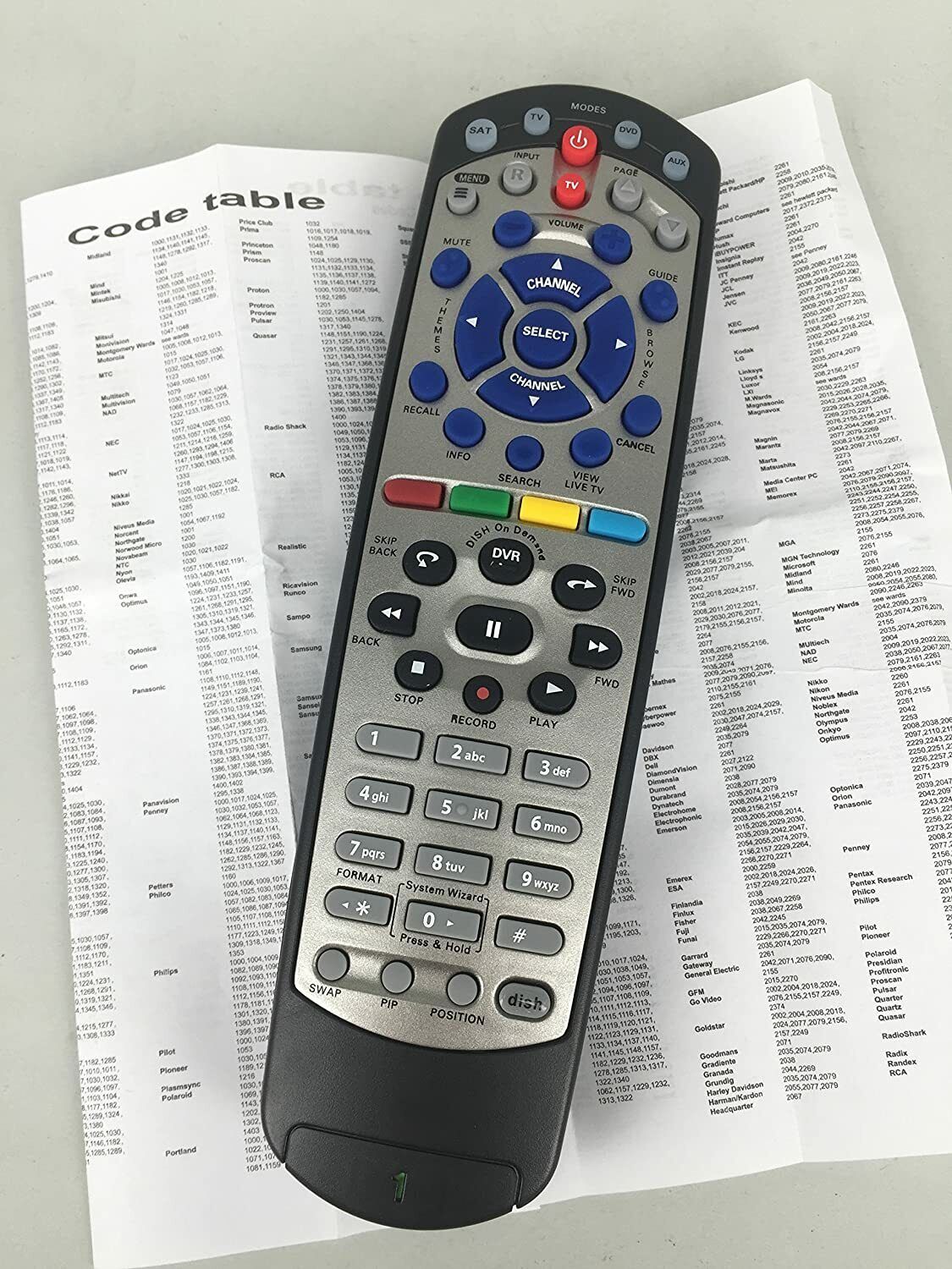 New Remote Control For DISH 20.1 IR For Dish-Network Satellite Receiver - Görsel 1