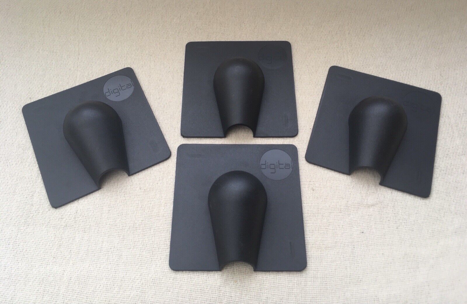 Coax Satellite TV Sky SAT CCTV Brick Buster Plate Trim Plate Cover Black x4 Qty - Görsel 12