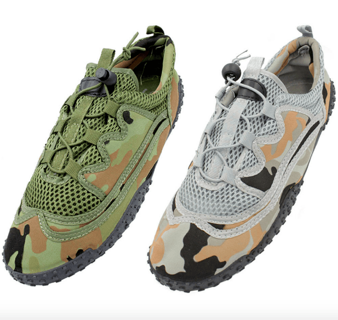 Men Water Shoes Quick Dry Sports Camo Army Aqua Socks Beach Swim Surf Pool - Görsel 1