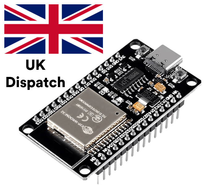ESP32 WROOM-32 USB-Type C Development Board Dual Core WiFi Bluetooth - Görsel 1