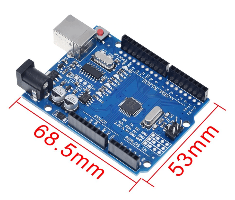 3x NEW Compatible with Arduino UNO R3 IDE, ATmega 328P CH340 R3 Board US Seller - Görsel 4